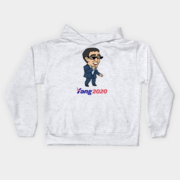 Yang - Pardon on 4/20 Kids Hoodie by twenty20tees